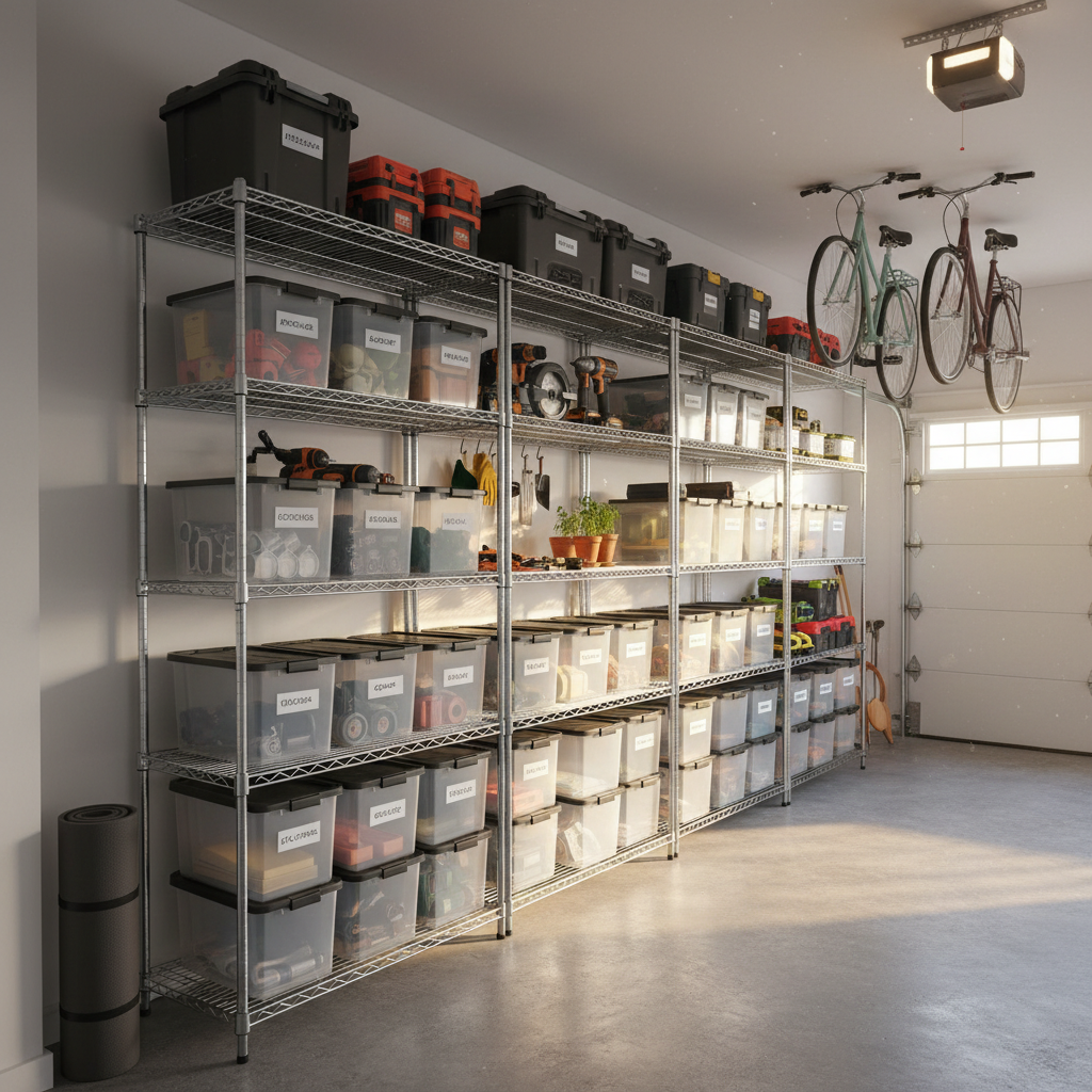 Heavy Duty Outdoor Wire Shelving Rack Garage Sizing Decoded: How to Pick the Right Capacity for Small Garages, Large Workshops, and Everything In Between
