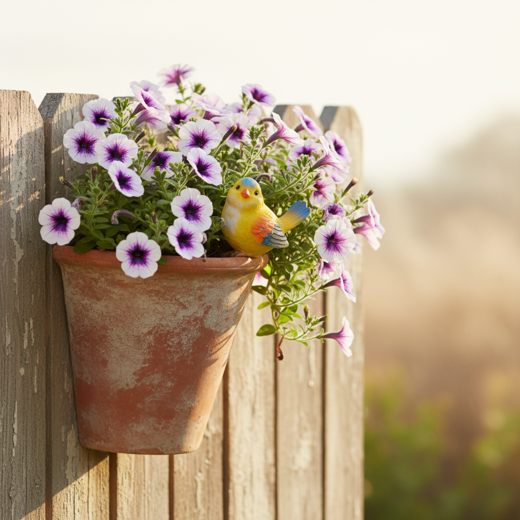 Resin Bird Figurine Garden Fence Decor on a Budget: How to Get a Charming Outdoor Display Without Spending a Fortune