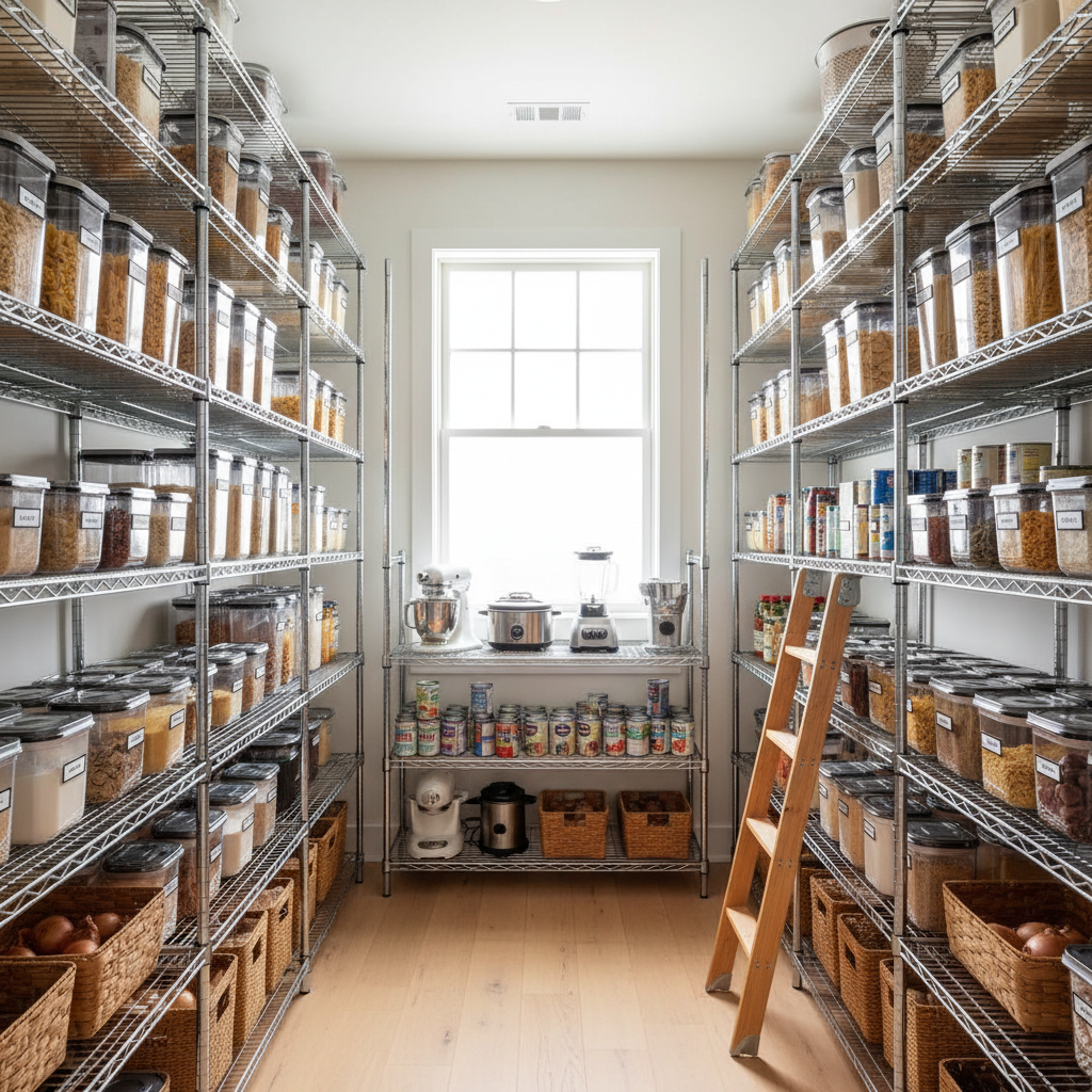 Matching Heavy Duty Adjustable Metal Pantry Shelving to Your Space: A Practical Capacity and Configuration Guide for Small Kitchens, Deep Pantries, and Garage Overflow