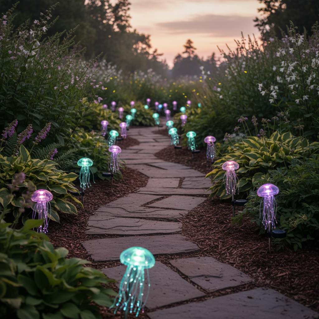 What Experienced Garden Decorators Know About Solar Rainbow Jellyfish Garden Pathway Lights That Most Buyers Don't