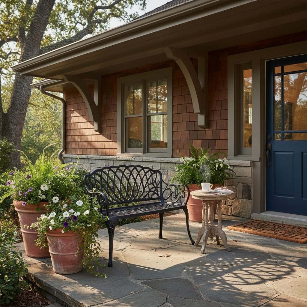 After Your Porch Makeover: Judge Outdoor Bench Ideas for Front Porch by Longevity, Not Looks