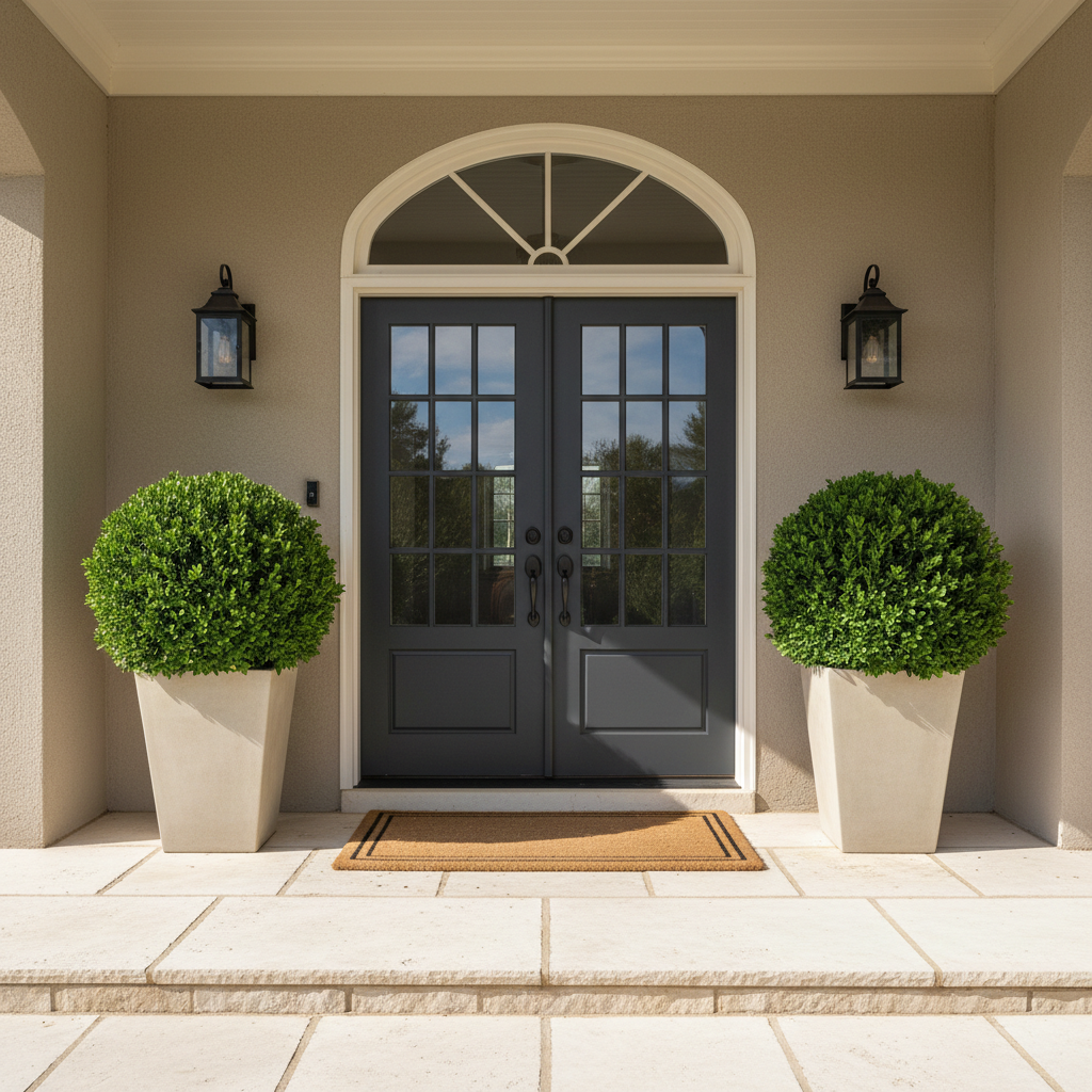 The Real Style Difference Between Short and Tall Outdoor Planters for Front Porch Entrance — And Which One Fits Your Curb Appeal