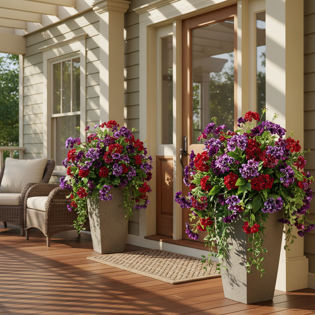 Washed Out on Paper, Vivid All Season in Your Porch Planter: Reading UV Resistant Silk Flowers Specs