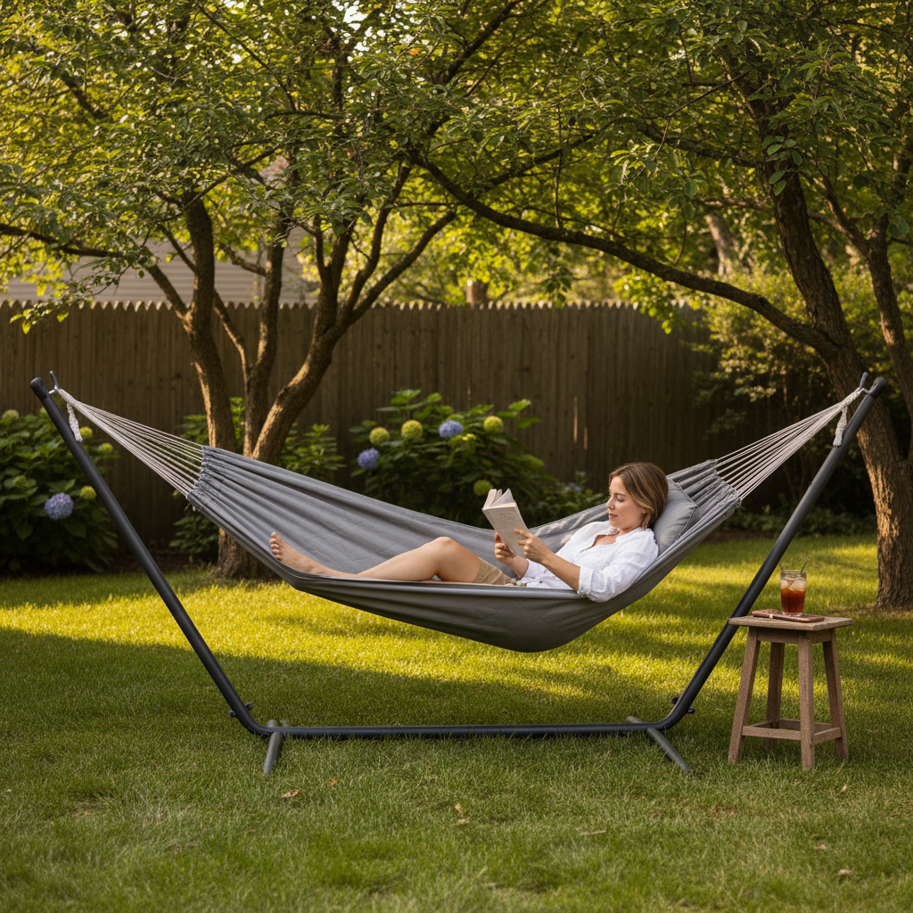 Portable Hammock Stand for Backyard Relaxation: What Actually Works in a Real Outdoor Space