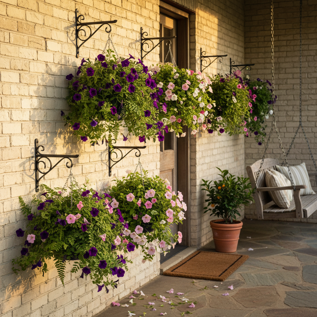Your Porch Planters Keep Falling or Looking Cluttered — Here's How Wall Mount Plant Hanger Brackets Fix Both Problems