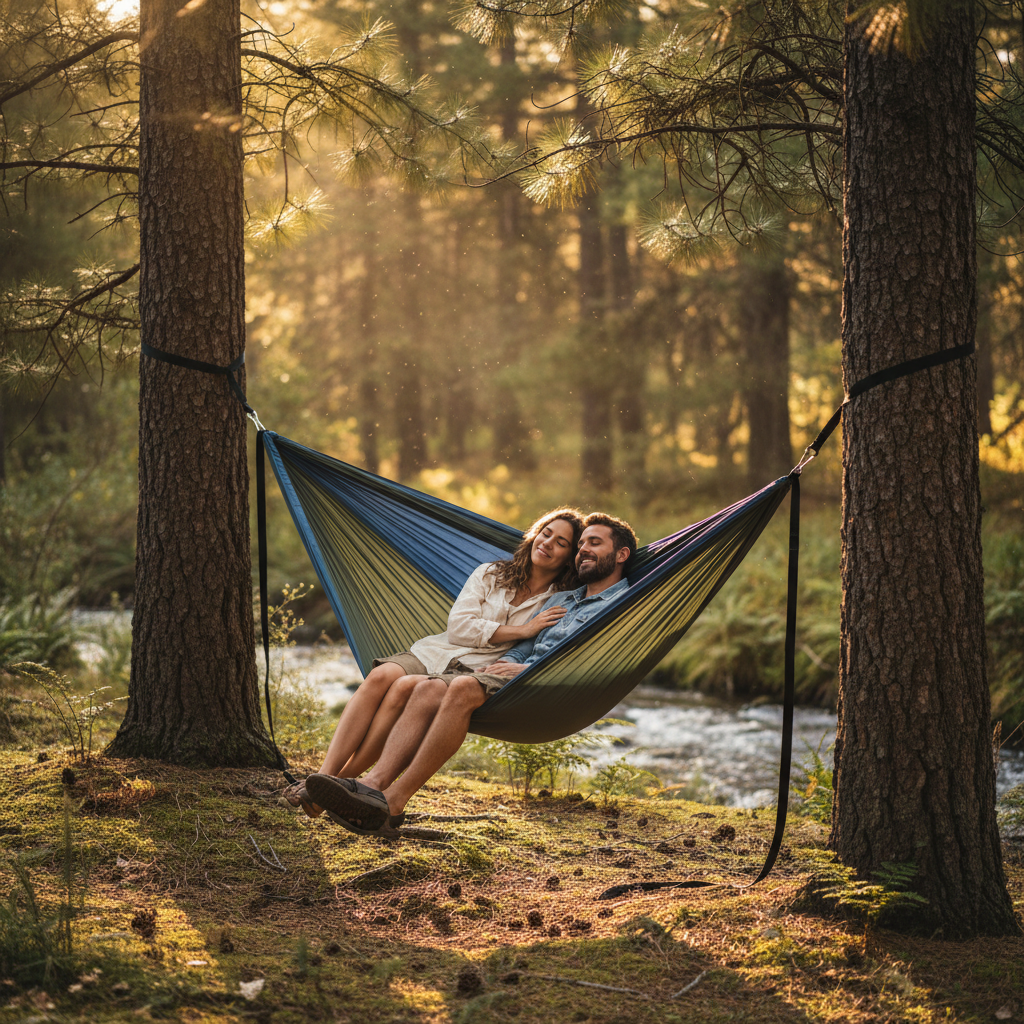 Your Double Camping Hammock Keeps Slipping Off Trees — What the Right Strap System Actually Changes