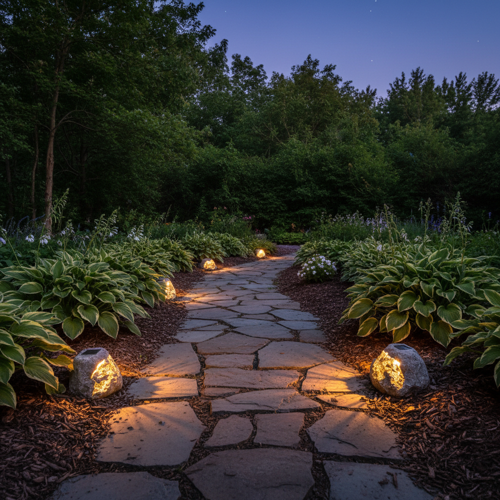 Why Your Walkway Goes Dark at Night — and How Solar Rock Lights Fix the Gap Without Wiring