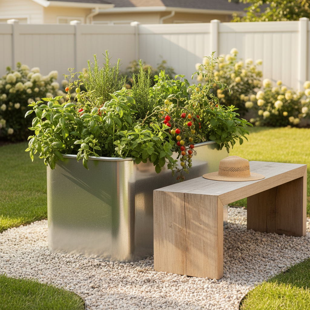 Seating or Growing? Why a Raised Garden Bed Bench Combo Lets You Stop Choosing in a Small Backyard