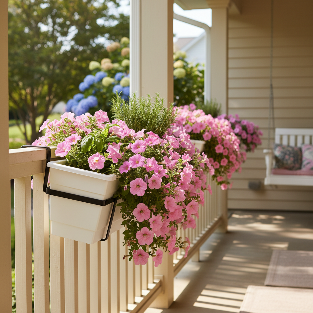 Planters That Won't Stay Put: What Adjustable Planter Box Brackets Actually Solve for Window and Railing Displays