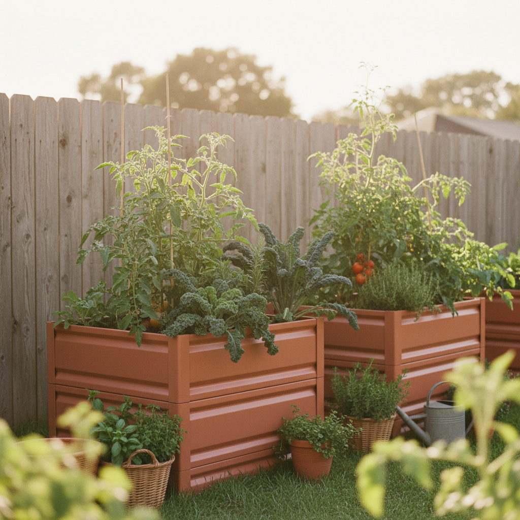 Tall Modular Raised Garden Bed Ideas in Any Backyard: A Room-by-Room Guide to Growing More with Less Bending