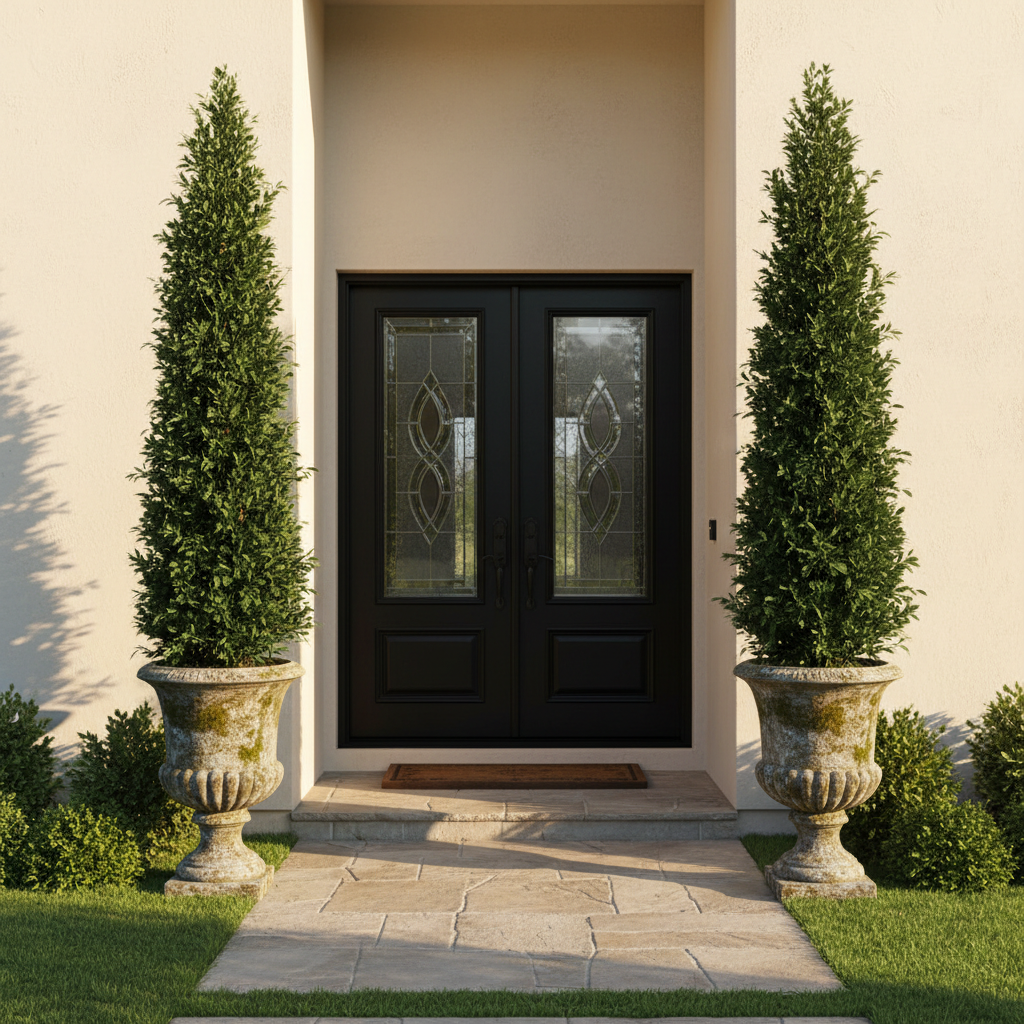 Faux Cypress Topiary Trees for Front Yard Planters Sizing Decoded: How to Pick the Right Height for Entryways, Urns, and Raised Porch Pots
