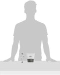 Planters Herb Keeper with Flip Lid, White Alloy Steel, 10 Fl Oz