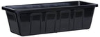 Root & Vessel Poly-Pro Plastic Flower Box Planter, Black, 18-Inch