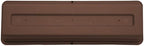Bloem Dura Cotta Window Box Planter: 30" - Chocolate - Large Box with Tray, Weatherproof Resin Box, Removable Tray for Indoor & Outdoor Use, Gardening, 4 Gallon Capacity