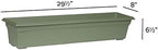 Novelty 16300 30" Flowerbox Sage, Inch