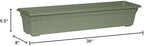 Root & Vessel 16360, Sage, Countryside Flower Box Planter, 36-Inch