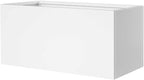 Metal Rectangular Planter 36" L x 12" W x 16" H Galvanized Steel Planter Box Rectangle Outdoor Planters Commercial Residential for Patio, Backyard, Garden