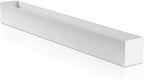 Window Sill Planter Box Trough Rectangle Planter Long Window Planters Modern Galvanized Steel Succulent Planter White 32 in Metal Windowsill Pot for Indoor Plants Herb Table Home Outdoor
