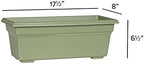 Root & Vessel 16190, Sage, Countryside Flower Box Planter, 18-Inch