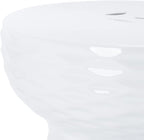 Safavieh Daphne Glazed Ceramic Decorative Garden Stool, White