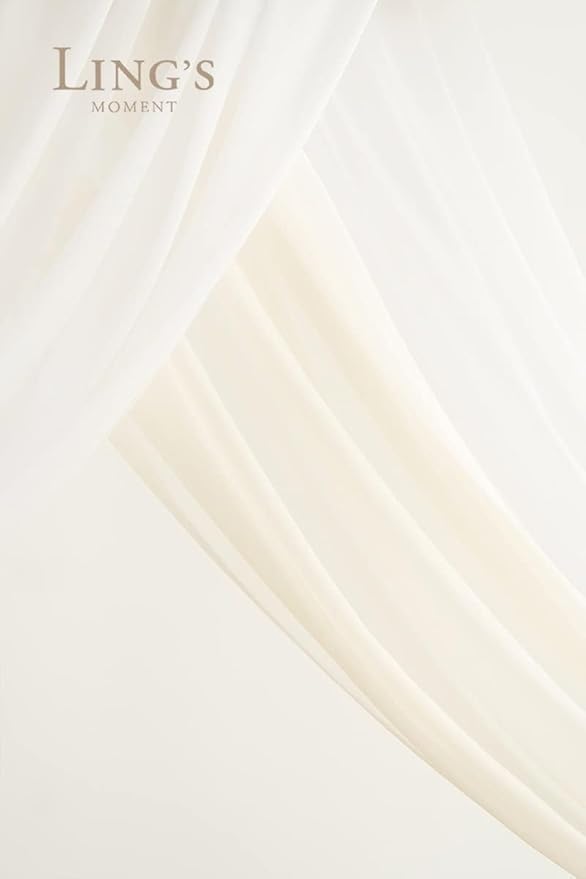 Artificial Wedding Arch Flowers, 4-Piece Silk Floral Set in White & Sage