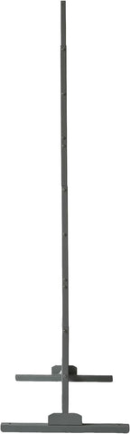 Oakland Living 6 ft. X 4 ft. Grey Freestanding Metal Privacy Screen Room Divider