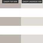 Garden Winds Universal Pergola Replacement Canopy - Standard 350 - Cabana Beige