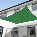 KANAGAWA 8'X12' Dark Green Custom Size Sun Shade Sail Rectangle UV Block Canopy Cover for Patio Backyard Lawn Garden Outdoor (Customized Available)