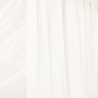 Outdoor Curtains: Ivory Sheer Chiffon Arch Drapes, 4 Panels, 29 x 20 Ft