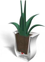 Mayne 5873-NB Polyethylene Planter, Neptune Blue 16x16