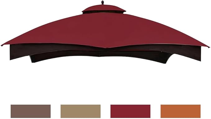 USA High Performance Replacement Canopy Top for Lowe's – Burgundy