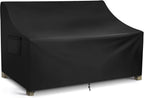 WLEAFJ Patio Sofa Cover Waterproof, 4-Seater Outdoor Sofa Cover, Heavy Duty by WLEAFJ