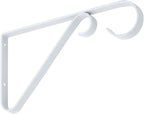 National Hardware N274-522 V2653 Plant Brackets in White , 6"