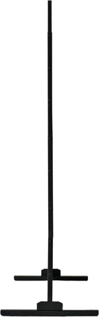 Oakland Living 6 ft. X 4 ft. Black Freestanding Metal Privacy Screen Room Divider