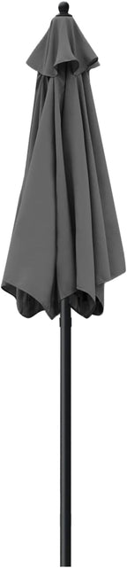 Sunnyglade 7.5' Patio Umbrella Outdoor Table Market Umbrella with Push Button Tilt/Crank, 6 Ribs