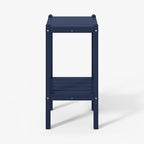 WestinTrends Malibu 36" Outdoor Adirondack HDPE 2-Tier Patio Side Table by WestinTrends