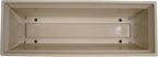 The HC Companies 24 Inch Mojave Window Planter Box with Drainage Holes, Lightweight UV-Resistant Plastic Outdoor Planters, 2-Pack Flower Box for Garden & Home Decor, Sandstone