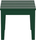 WestinTrends Ashore Outdoor Patio Modern Adirondack Side Table, Dark Green by WestinTrends
