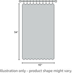 H.VERSAILTEX Primitive Linen Curtains 100% Blackout Curtain Drapes Burlap Fabric Curtains with White Thermal Insulated Liner, Grommet Top Drapes Living Room/Bedroom (2 Panels, 42 x 54 Inch, Grey)