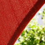 Amgo 16' x 16' x 16' Red Triangle Sun Shade Sail Outdoor Canopy Awning UPF50+ AGTAPRT12, 95% UV Blockage, Water & Air Permeable, Commercial Standard Heavy Duty (We Make Custom Size)