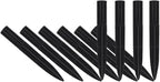10 Pack Solar Light Stakes Replacement (Fit for Pole Outer Diameter 0.35in), ABS Reinforced Ground Spikes for Outdoor Solar Landscape Pathway Christmas Lights Yard Garden Deco