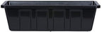 Root & Vessel Poly-Pro Plastic Flower Box Planter, Black, 18-Inch