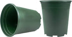 Fasmov 10PCS 1 Gallon Durable Nursery Pot Garden Flower Pots Nursery Plant Container Kit with 10 Pcs Matching Pallets