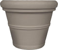 Tusco Products Rolled Rim Garden Planter, 20-Inch, Safari