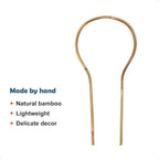 3Pack Bamboo Trellis 16 Inch Round Shaped Small Plant Trellis for Indoor Potted Plants Climbing Monstera Orchid Vine Hoya Houseplant