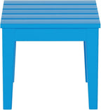 WestinTrends Ashore Outdoor Patio Modern Adirondack Side Table, Pacific Blue - Image 4