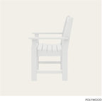 POLYWOOD GNB48WH Vineyard 48" Bench, White