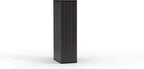 Suncast 19 Cubic Ft. Heavy-Duty Resin Cabinet with Lockable Handles, Multi-Wall Construction, and Metal-Reinforced Shelves for Basement, Utility Room and Garage Storage, Black, Made in the USA