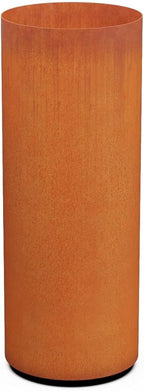 PLANTERCRAFT Corten Steel Metal Planter Box, Round Sizes, Modern Garden Steel planters for Commercial and Residential Outdoor Use.