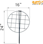MTB Supply 10 Pack 16 x 24 inch Peony Cages,Grow Through Plant Support Stakes, Flower Support Hoops Heavy Plants Brace Rings